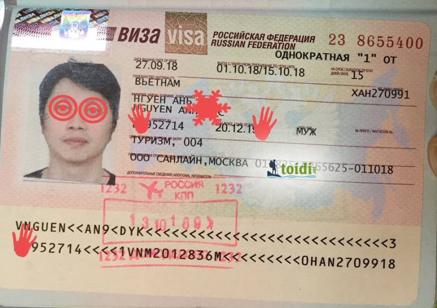 Cách Xin Visa Du Lịch Nga, hướng dẫn chi tiết