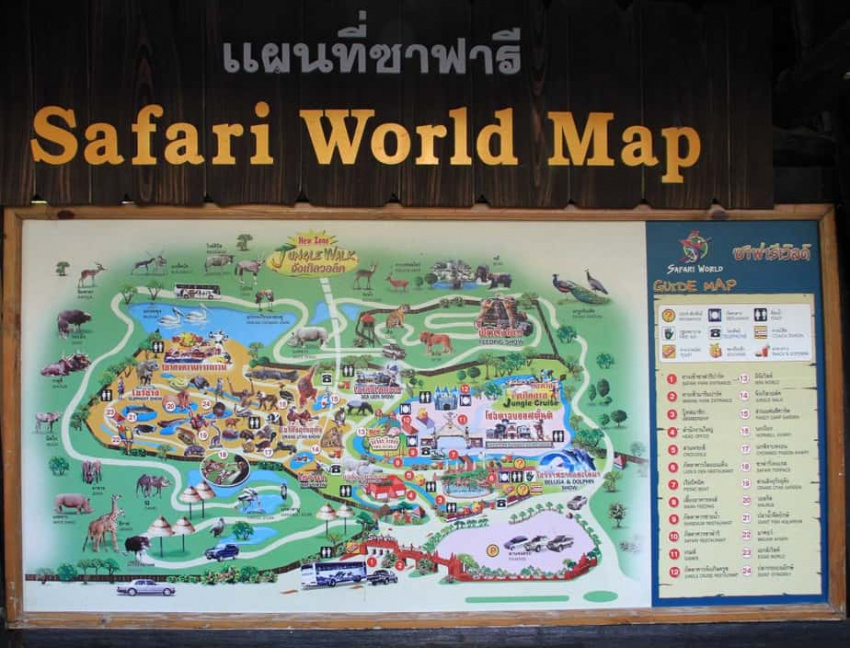 địa điểm nước ngoài, kinh nghiệm đi safari world bangkok thái lan