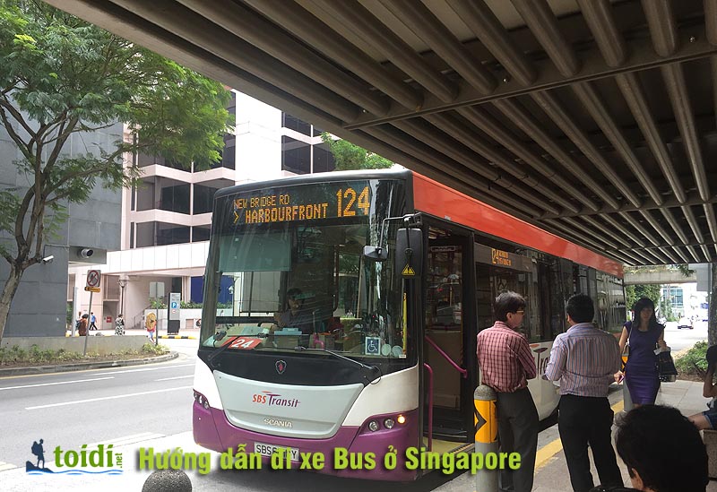 địa điểm nước ngoài, hướng dẫn đi lại ở singapore (tàu điện ngầm mrt, xe bus)