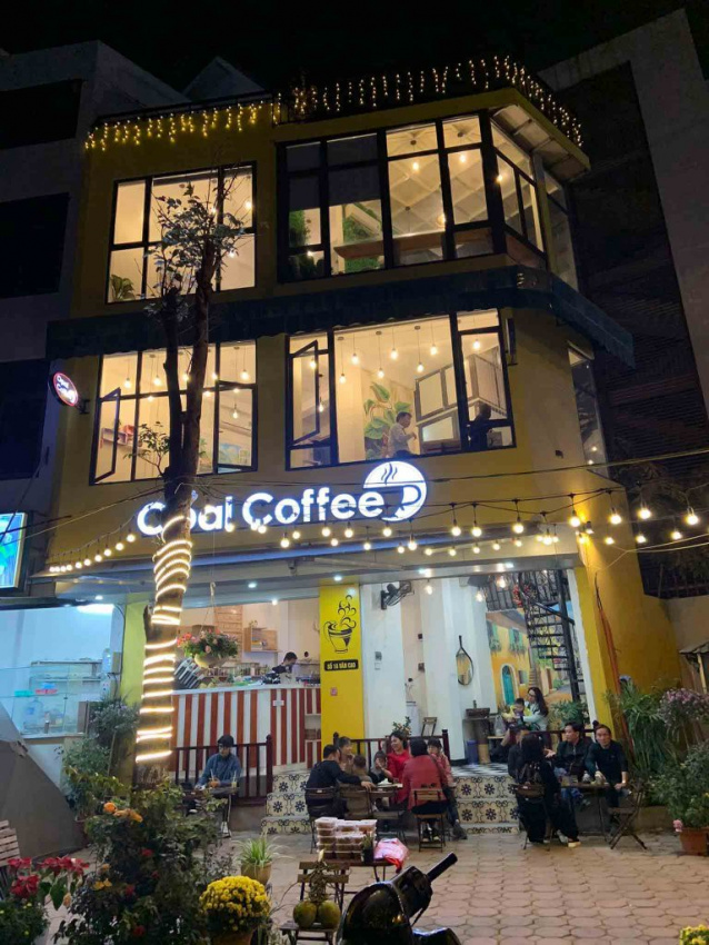 địa điểm, opal coffee – “check-in” quán cafe tone vàng nổi bật giữa phố văn cao