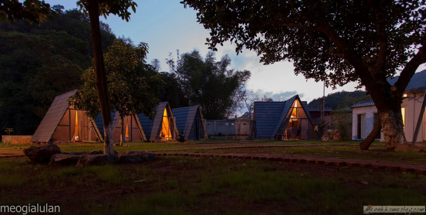 homestay, nhà ta homestay: những căn nhà gỗ áp mái decor xinh ở mộc châu