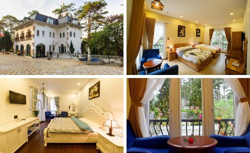 top 20 biệt thự villa đà lạt giá rẻ view đẹp kiểu pháp châu âu cổ điển