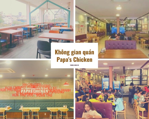 papa’s chicken: review nhà hàng món gà rán hàn quốc siêu đỉnh