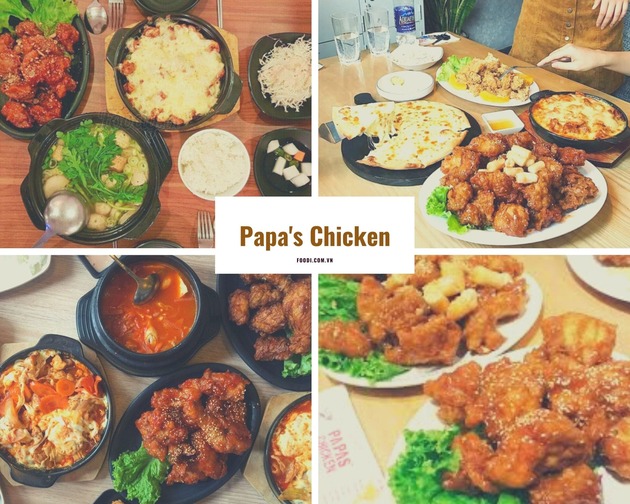 papa’s chicken: review nhà hàng món gà rán hàn quốc siêu đỉnh