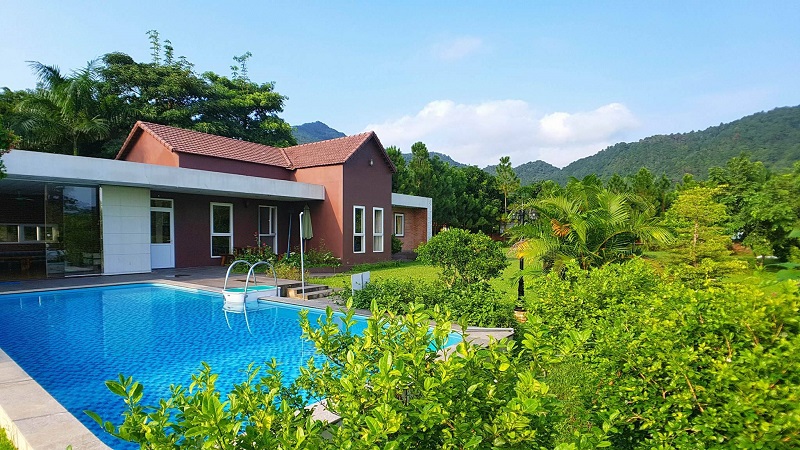 20 resort villa homestay sóc sơn giá rẻ view đẹp có hồ bơi tốt nhất