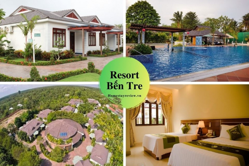 Top 8 Resort Bến Tre giá rẻ đẹp view sông nước thơ mộng từ 3-4-5 sao