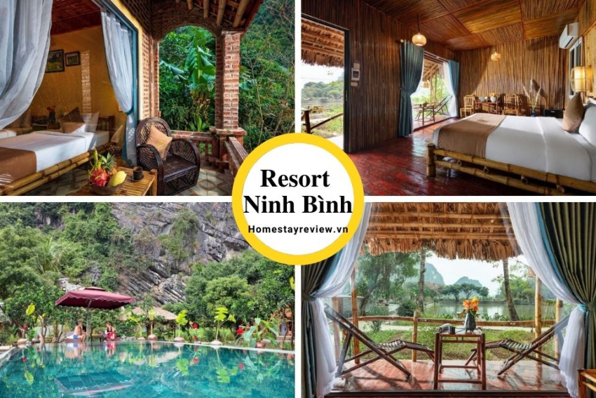 Top 20 Resort Ninh Bình view đẹp “lung linh” giá rẻ gần Tràng An Tam Cốc