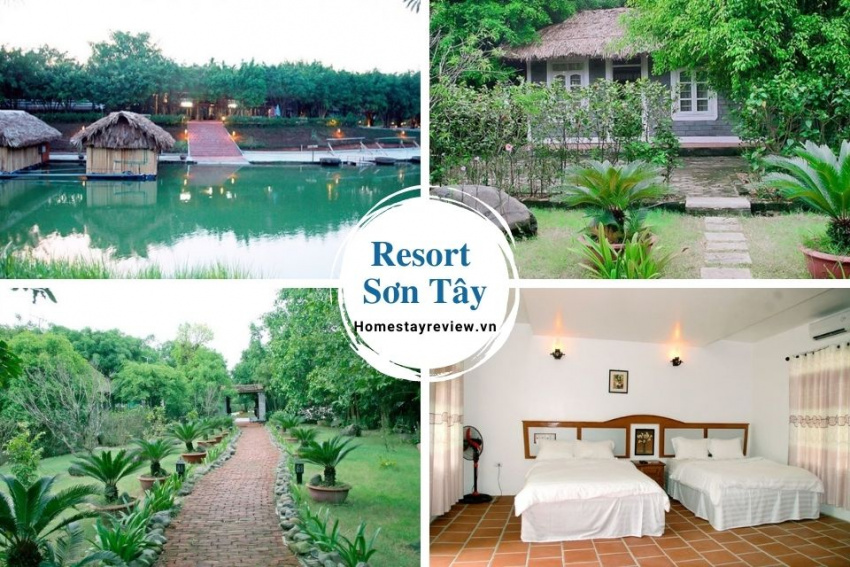 Top 5 Resort Sơn Tây giá rẻ view đẹp có hồ bơi không gian làm BBQ