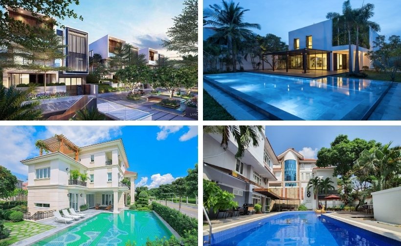 Top 10 Biệt thự villa Thảo Điền – villa Thủ Thiêm có hồ bơi cho thuê nguyên căn