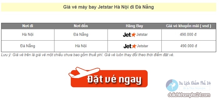 Săn vé máy bay Hà Nội Đà Nẵng giá rẻ – 0đ Vietjet Bamboo