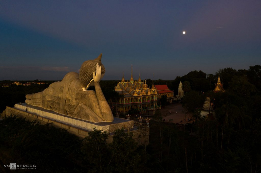 som rong, sóc trăng, phật nằm, chùa tượng phật lớn, chùa som rong – ngôi chùa khmer siêu đẹp tại sóc trăng