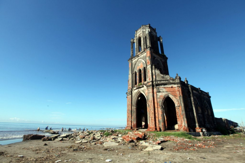 Nhà thờ đổ Nam Định sở hữu lối kiến trúc độc đáo và mới lạ