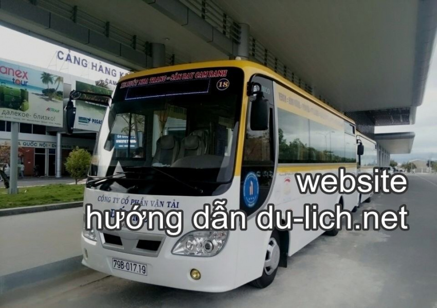 Giá vé xe buýt sân bay Cam Ranh – Nha Trang: 50K cho cả chặng