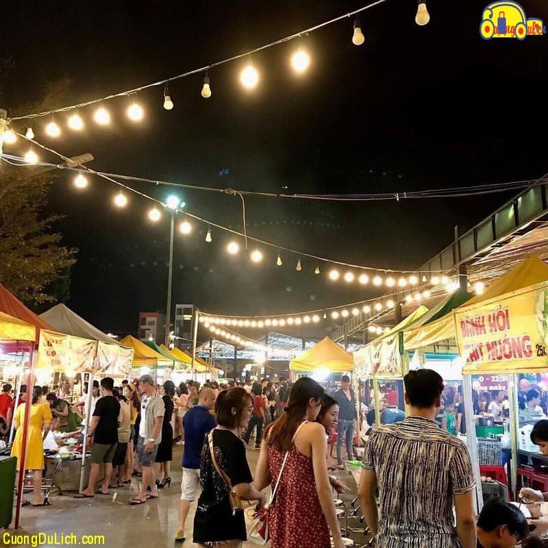 Chợ đêm Helio thiên đường ăn uống về đêm cho khách du lịch tại Đà Nẵng