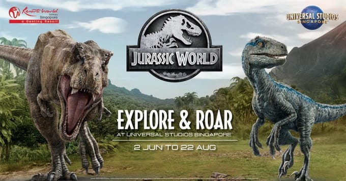 Wow!!! Jurassic World đã đổ Bộ Vào Universal Studios Singapore, SINGAPORE
