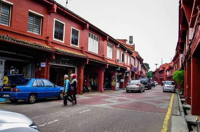 Dạo chơi ở thành phố cổ Malacca, Melaka, MALAYSIA
