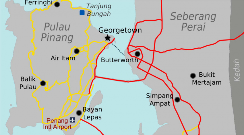 Hướng dẫn cách đi đến Penang từ Kuala Lumpur hoặc Việt Nam