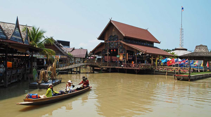 Kinh nghiệm du lịch tự túc Chợ nổi Pattaya